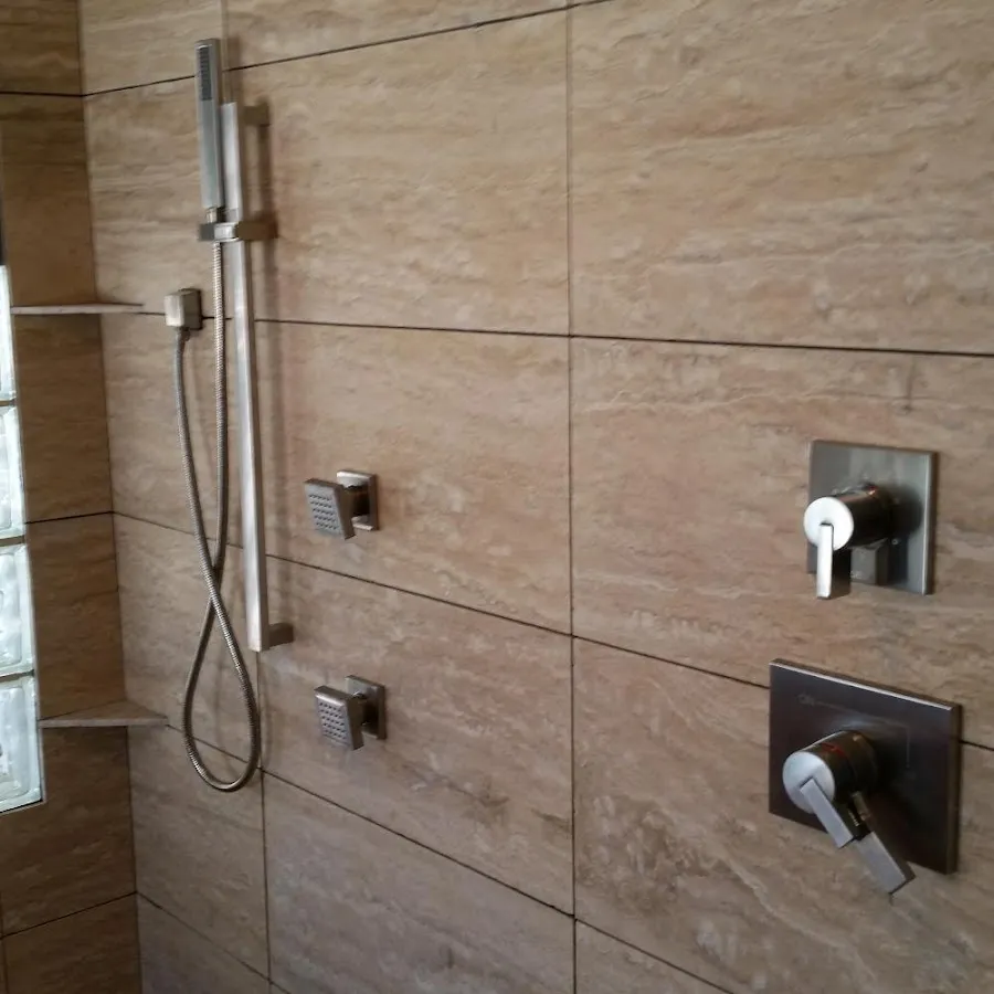 Shower fixture installation for Water Heater Replacement in Sand Springs
